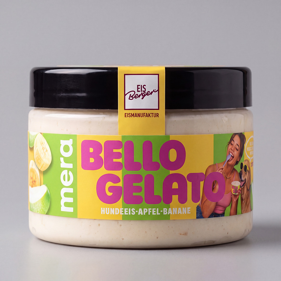 Bello Gelato Apfel-Banane – 6er-Paket Becher